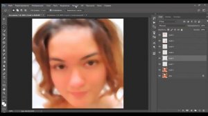 Простая ретушь фото с помощью фильтров. Уроки фотошоп
