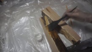 Светильник из каштана и эпоксидной смолы своими руками, Часть1