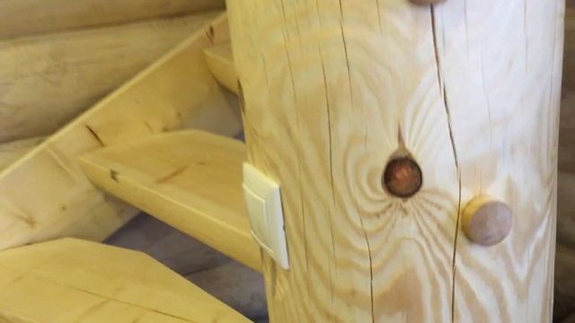 Лестница из бревна. вятская-отделка.рф смотреть онлайн