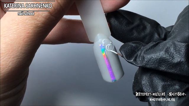 Обучающий видео МК Лента скотч битое стекло маникюр дизайн ногтей смотреть онлайн