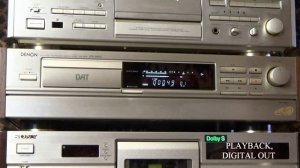 Тест картриджа DDS2 для использования в DAT деке DENON DTR-2000G и прослушивание звука
