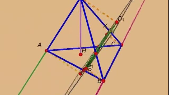 Проекция пирамиды на плоскость смотреть онлайн