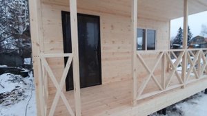 Дачный дом 5,5х5м от компании Лесное раздолье Омск ?580.000?