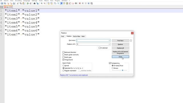 Notepad Compare multi items between Json and Excel.