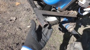 Ремонт мотоблока.Сломалась подножка. Будем чинить своими руками.