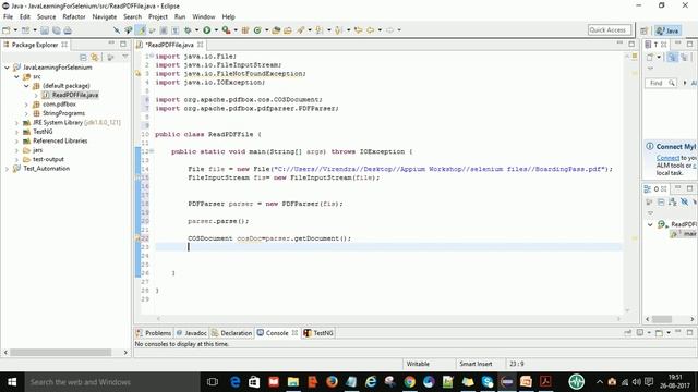 How to Extract Text from PDF file with java and selenium WebDriver | How to read a PDF in Selenium смотреть онлайн
