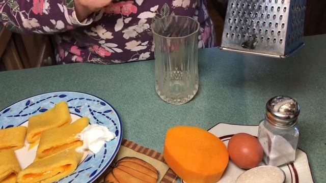 Блинчики с тыквой смотреть онлайн