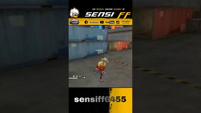 #short #freefire🔥Sensi ff op headshot 😈 Attitude status video👾Sensi ff S006 ff👽 #Sensi