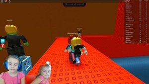ПОЛ ЭТО ЛАВА в РОБЛОКС - Челлендж Выживание в игре для детей ROBLOX