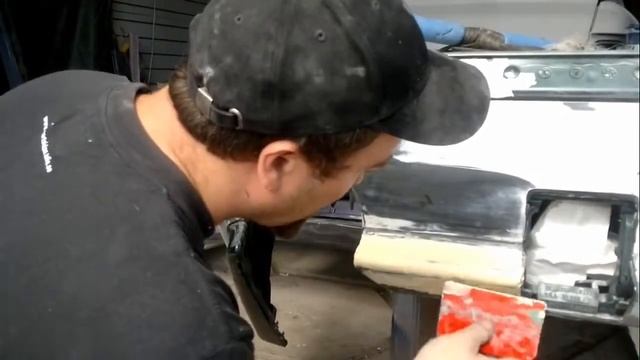 Ремонт бампера стекловолокном 2/2 смотреть онлайн