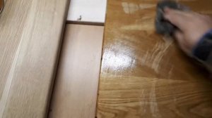 Фасады из дуба. Покрываю маслом.