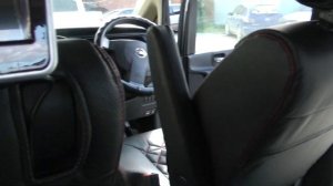 Авточехлы из  экокожи для Ниссан Серена 3 поколение рестайлинг Ромб   Установка авточехлов