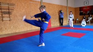 Детские соревнования по ката каратэ