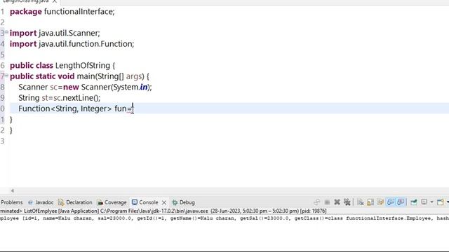 java program program to find the length of the string using function смотреть онлайн