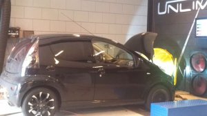 Peugeot 107 supercharged Dyno run
