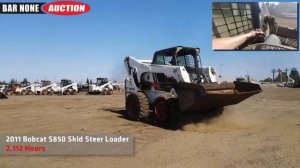 2011 Bobcat S850 Skid Steer Loader