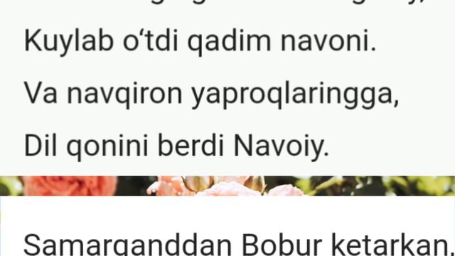 Til Xaqida Sherlar|21 - Oktyabr Til Bayrami |Ona Til Xaqida Sherlar