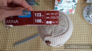 Шапочка для девочки и бини из твида. Вязание спицами .