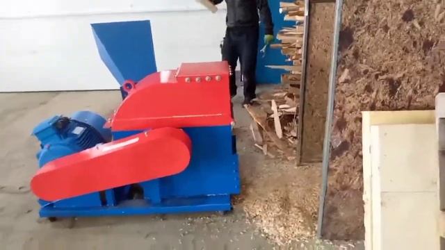 Мощный Щепорез/ дробилка Щ650 Draxter  (Арболитовая щепа по ГОСТ) с мощным электро двигателем 22 кВ