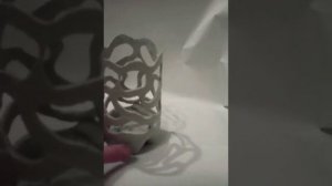 Резная ваза из гипса