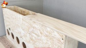 Кормушка бункерная курам на 50 л из ДСП