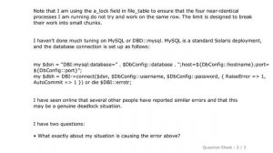 MySQL : Working around MySQL error "Deadlock found when trying to get lock; try restarting transact