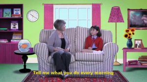 Present Simple and Present Continuous - Grammar for Kids Level 1