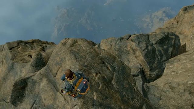 Death Stranding -Run up and jump off the cliff.mp4