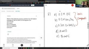 Which of the following aqueous solutions has the highest boiling point