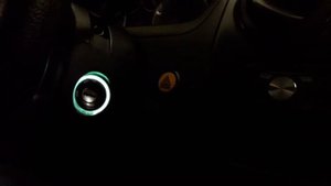 Работа кольца подсветки замка зажигания на Chevrolet Aveo T250
