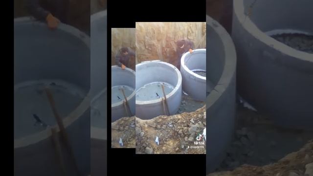 Монтаж септиков, кессонов, колодцев, выгребных ям из железобетонных колец под ключ.89826059421 смотреть онлайн