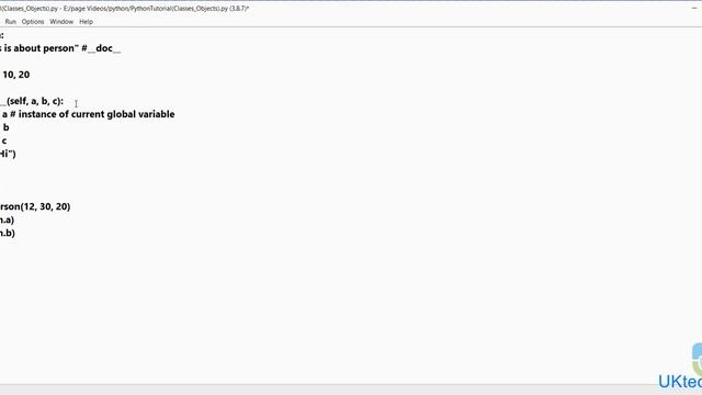 How to create class in python| Python Programming | Python 7th Tutorial - Classes And Objects