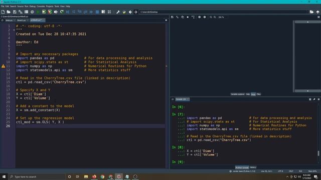 Data Science using Python... Linear Regression - Part 1 смотреть онлайн