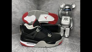 Кроссовки Jordan 4 Retro OG GS - Bred
