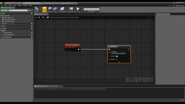 Создание игр / Уроки по Unreal Engine 4 / #19 - создание главного меню и меню паузы.