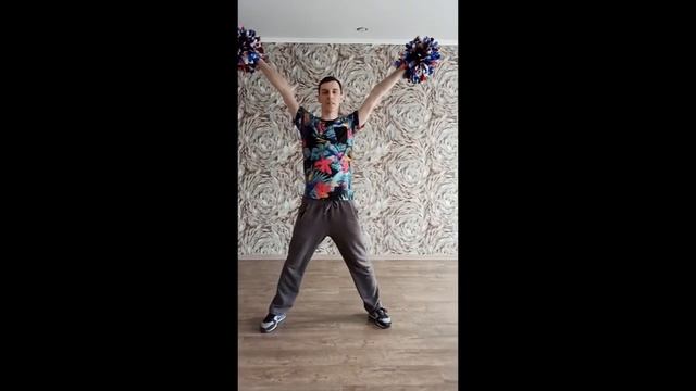 Урок №1 для групп по чир-спорту. (связка для изучения)