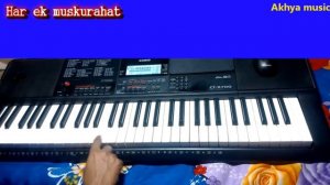 Har Ek Muskurahat Muskan Nahi Hoti - Piano Tutorial Casio Ctx 700 Akhya Music