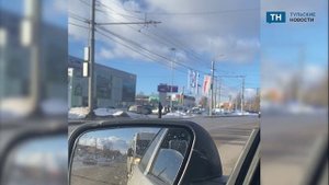 Кортеж Путина заметили в Туле на улице Октябрьская