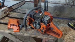 Stihl MS271 , Штиль МС271 / #Husqvarna 55 , Хускварна 55 /  китайская бензопила (цыганка).