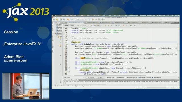 Adam Bien: Enterprise JavaFX 8 смотреть онлайн