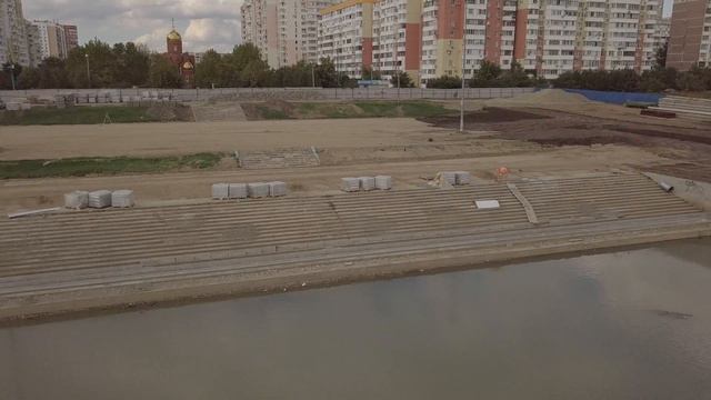 26.9.2018 - благоустройство Рождественской набережной #парки краснодара #rкраснодар #юмр