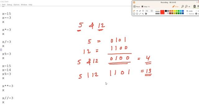 5 - Assignment, In Place and Bitwise Operators in Python смотреть онлайн