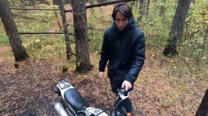 ?Двухтактный мопедоцикл с резонатором от кросача! Обзор Suzuki Street Magic 110