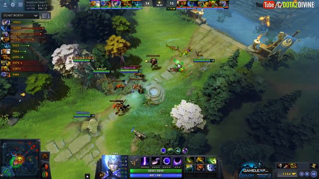 Saksa Luna Divine Rapier GGWP Try Hard Strong Carry Build Dota 2 смотреть онлайн