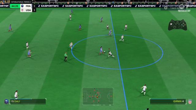 FC 24 - France vs United States - Women's International Full Match, Alex Morgan, Sakin Karchaoui смотреть онлайн