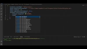 Customize the Colors of the Terminal Window | Visual Studio Code #vscode #video #coding