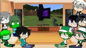 Monster School react to WAIT WHAT (Minecraft) Part 2