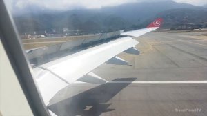Plane Landing at Caracas Simon Bolivar International airport Venezuela