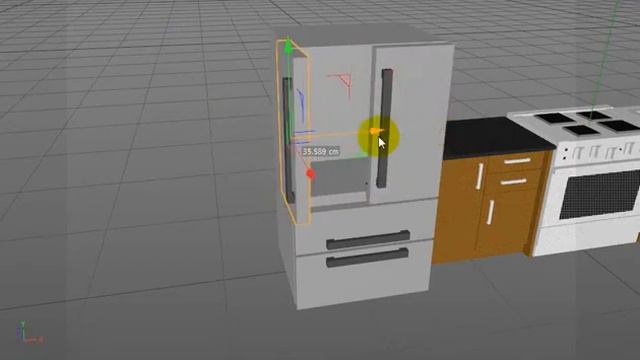 Модели для Cinema 4D - Kitchen смотреть онлайн