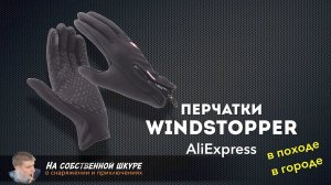 ✓ Перчатки WindStopper с AliExpress. Качественные перчатки с возможностью управлять смартфоном